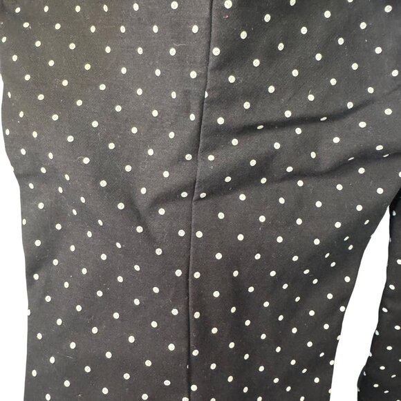 Loft Plus Womens Marisa Skinny Polka Dot Pants Size 20 Black & White - Picture 8 of 9